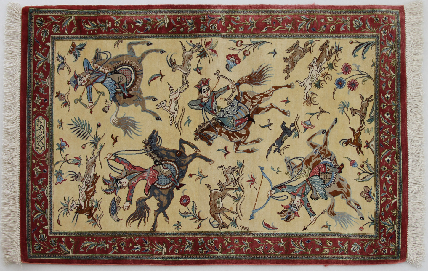 Persian carpet, item number 6375, 91x57cm