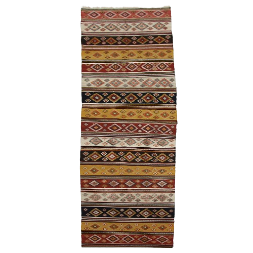 Kilim carpet, piece number K1136, 200x50cm