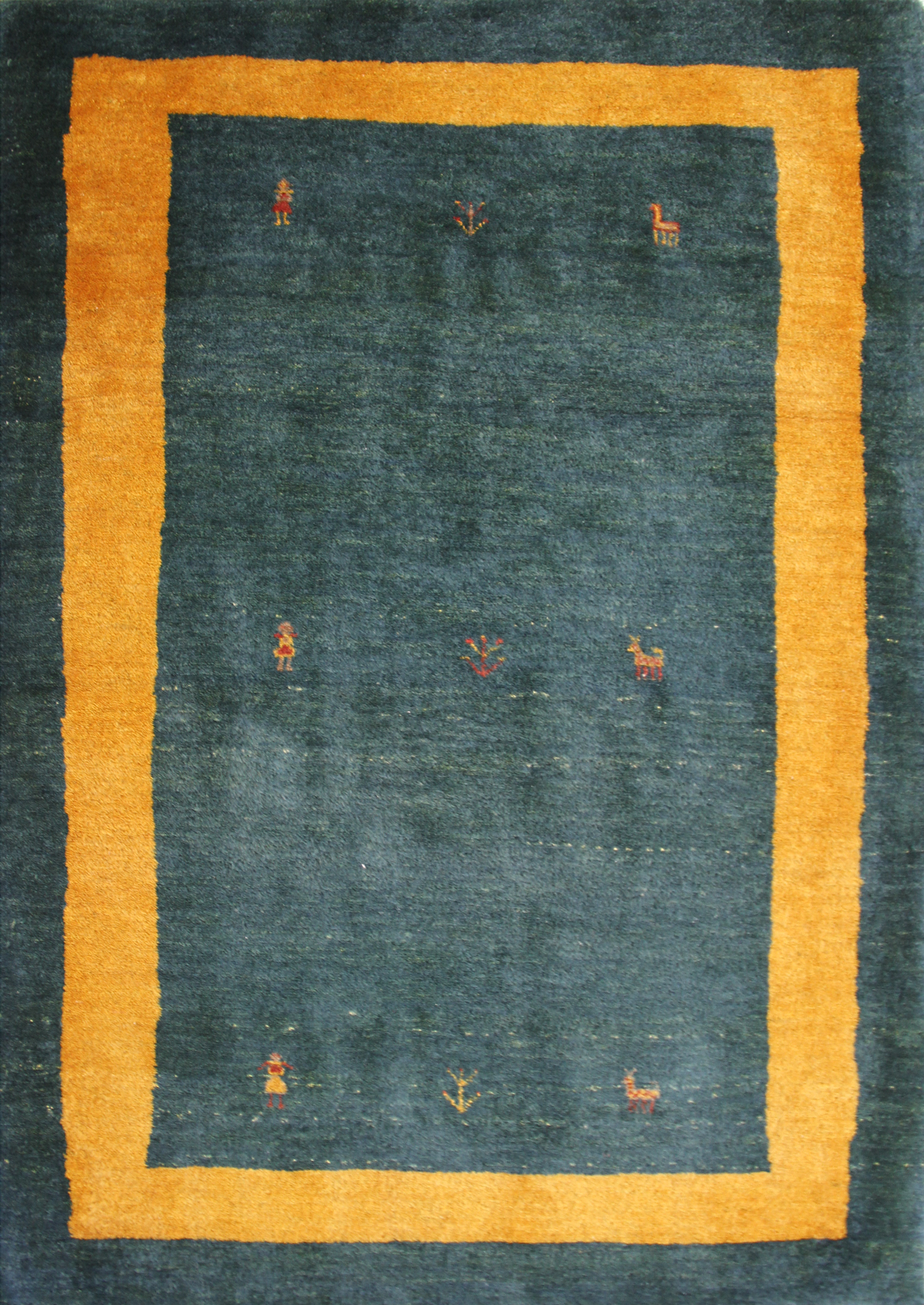 Gabbeh carpet, piece number G6633, Mehran, 118x83cm