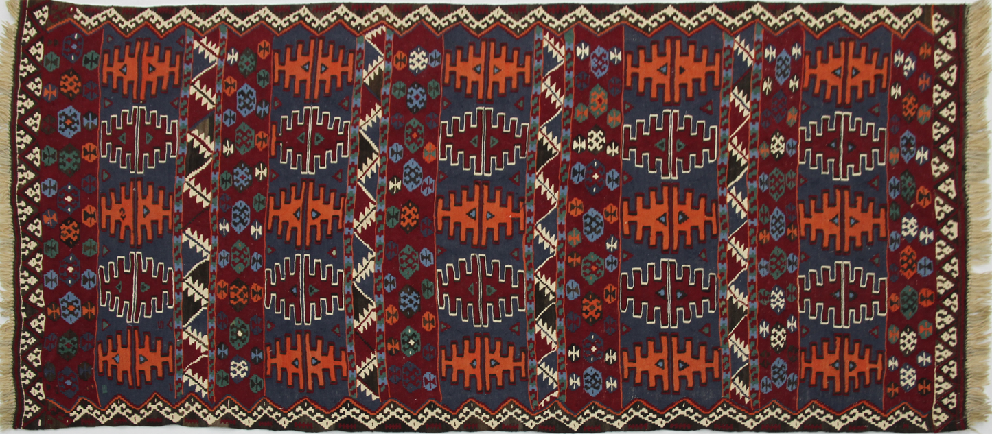 Kilim carpet, piece number K0723, 218x125cm