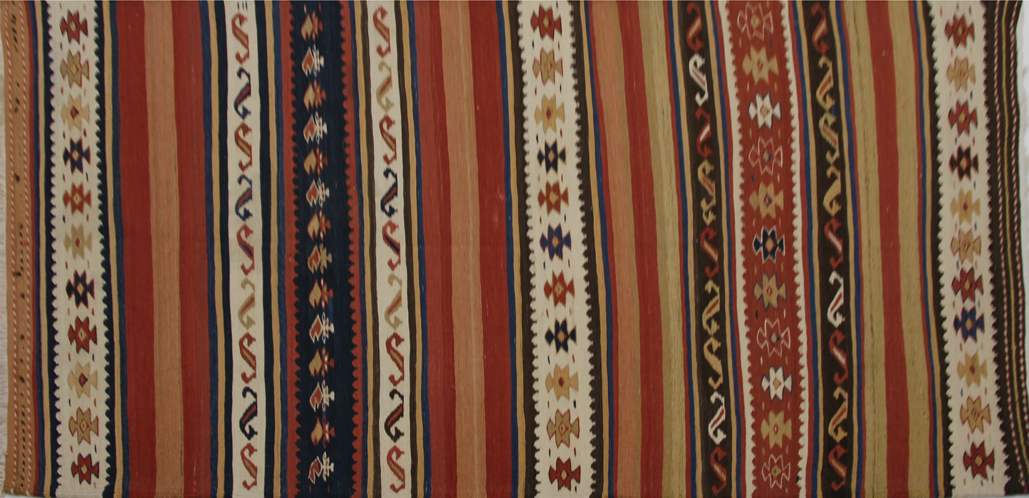 Kilim carpet, piece number K1144, 220x124cm