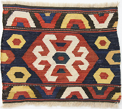 Kilim carpet, piece number K4305, 49x43cm