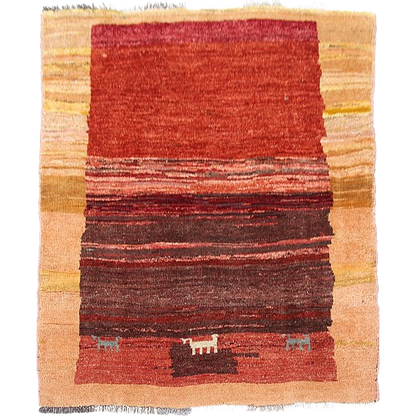 Gabbeh carpet, item number G5483, 132x117cm