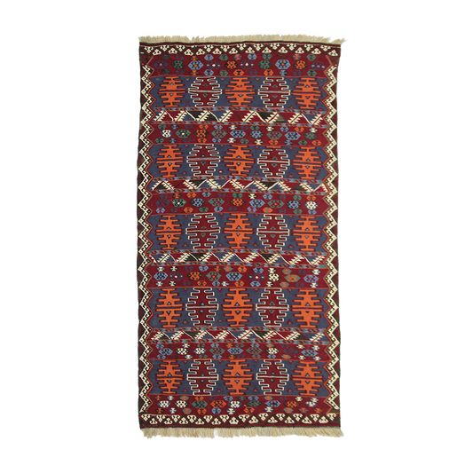 Kilim carpet, piece number K0723, 218x125cm