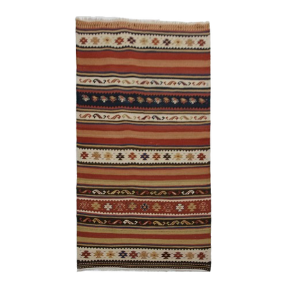 Kilim carpet, piece number K1144, 220x124cm