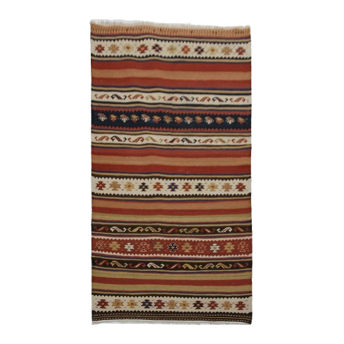 Kilim carpet, piece number K1144, 220x124cm