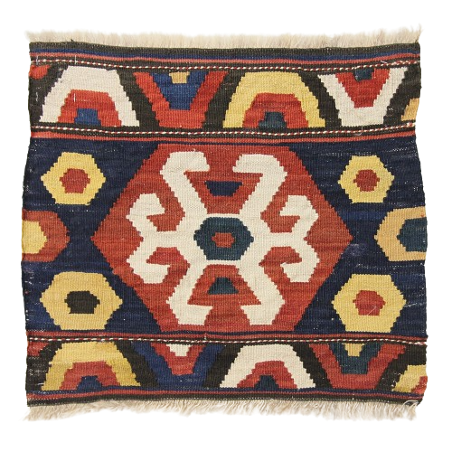 Kilim carpet, piece number K4305, 49x43cm