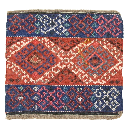 Kilim carpet, piece number K4306, 46x42cm